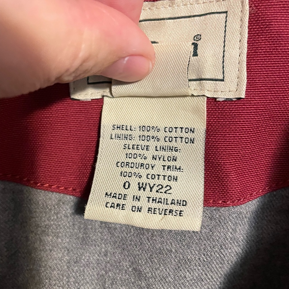 LL Bean Vintage Utility Jacket with Corduroy Collar - Picture 6 of 9